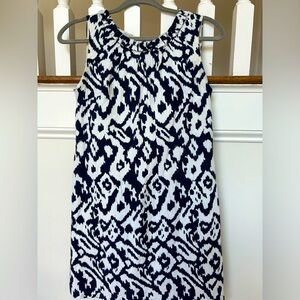 LOFT Ikat Pattern Mini Dress